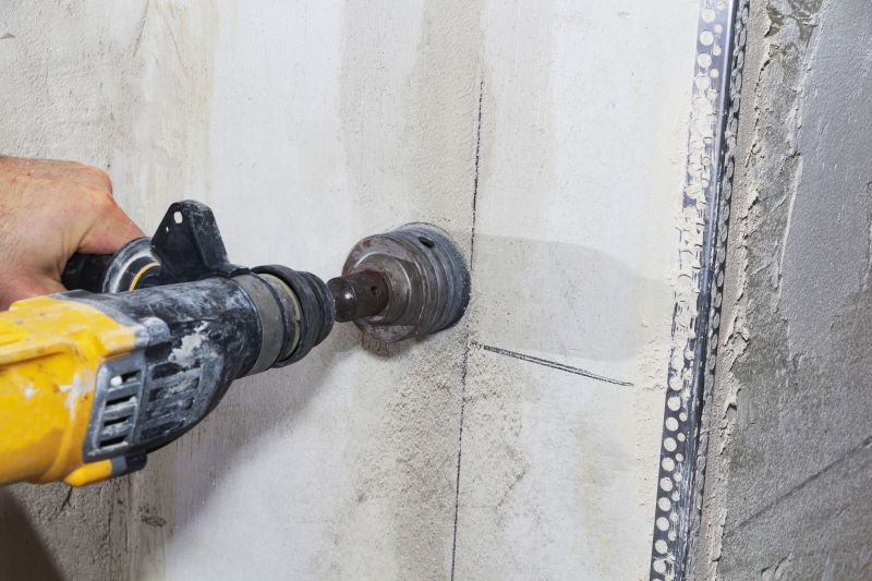 Foundation Wall Drilling